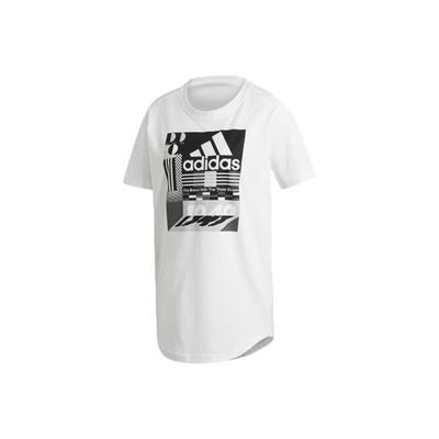 Training Round Neck Short Sleeve T-Shirt Women Tops White ED6173