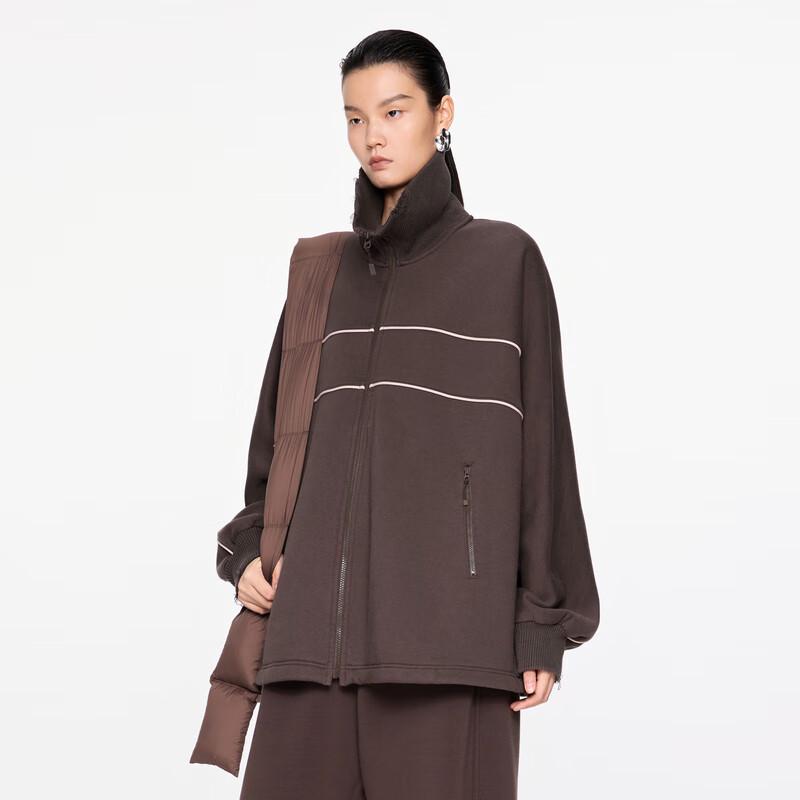 JNBY 2024 Fall Loose Open-Front Sweatshirt M