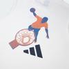 adidas Maglia da basket semplice e ampia in maglia Anthony Edwards Uomo Top KS2340