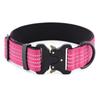Heavy Duty Tactical Dog Collar with Quick Release Buckle Adjustable Reflective Pet Collar for Medium Large Dogs Outdoor Training