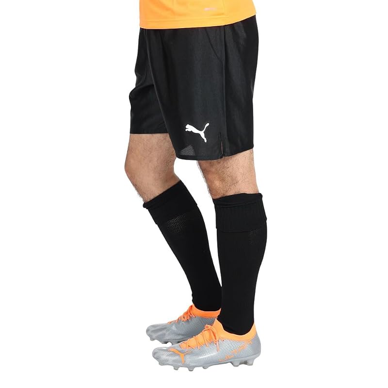 PUMA (Puma) Men's Soccer Half Shorts 729969, Fall/Winter 2024 Color: Black (03), Size M
