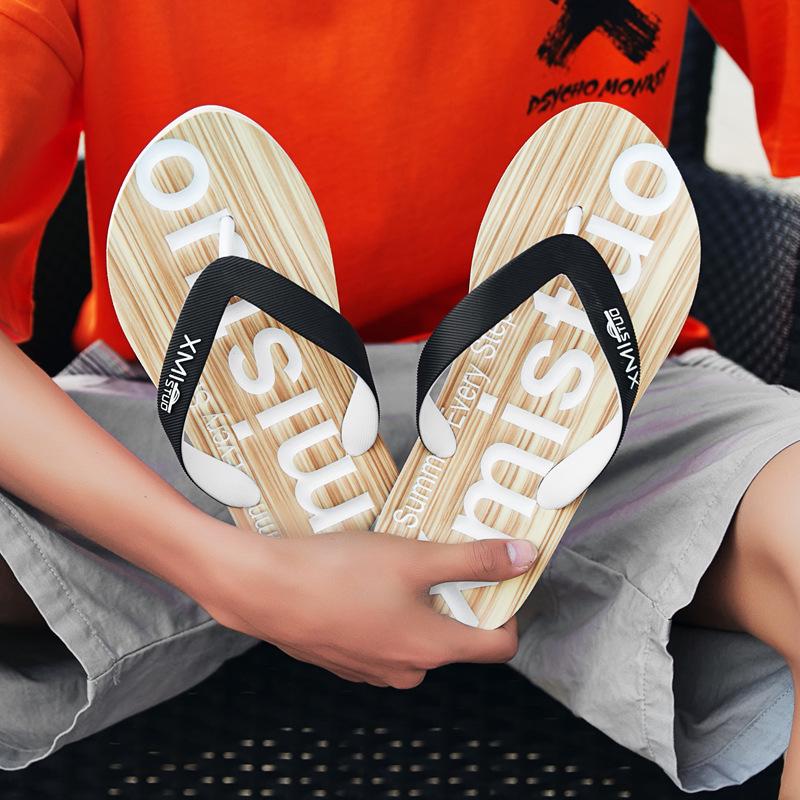 Повседневные нескользящие дизайнерские тапочки мужские индивидуальные шлепанцы с мягкой — фото 5