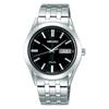 Seiko Selection SBPX083 Men's Watch, Made in Japan, Solar Powered, Silver/Black
