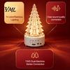 Multifunctional Audio Lamp Crystal-Like Christmas Tree Light, Wireless Music Player LED Table Centerpiece Color Changing Bedside for Bedroom