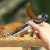 2Pcs Stainless Steel Bird Feed Scoop Parrot Feeding Tool Cage Food Added Supplies Feed Scoop Bird Supplies Pet Food Shovel