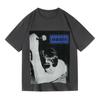 2025 Oasis Band Rock Retro Trend Peripheral Printed T-Shirt Summer Crew Neck Pullover Men's and Women's Short Sleeves