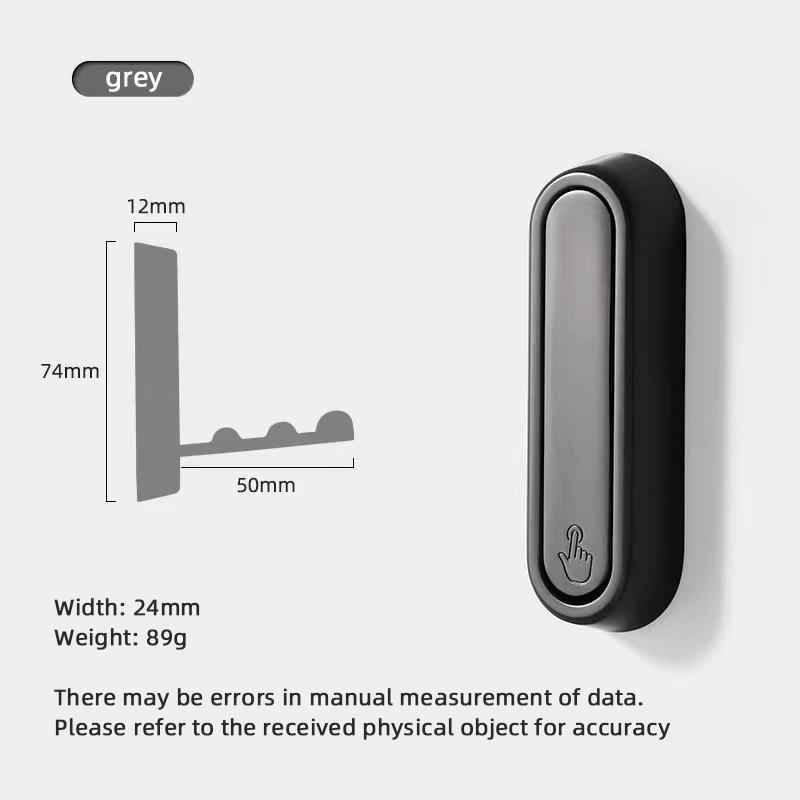 

Folding Wall Hook Hidden Robe Towel Coat Hook Aluminum Alloy Rustproof Hook for Home Kitchen Matte Black Bathroom Hook Accessori