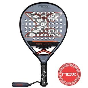 Nox AT10 Genius 18K Alum Tennis Racket Carbon Fiber Black/Grey
