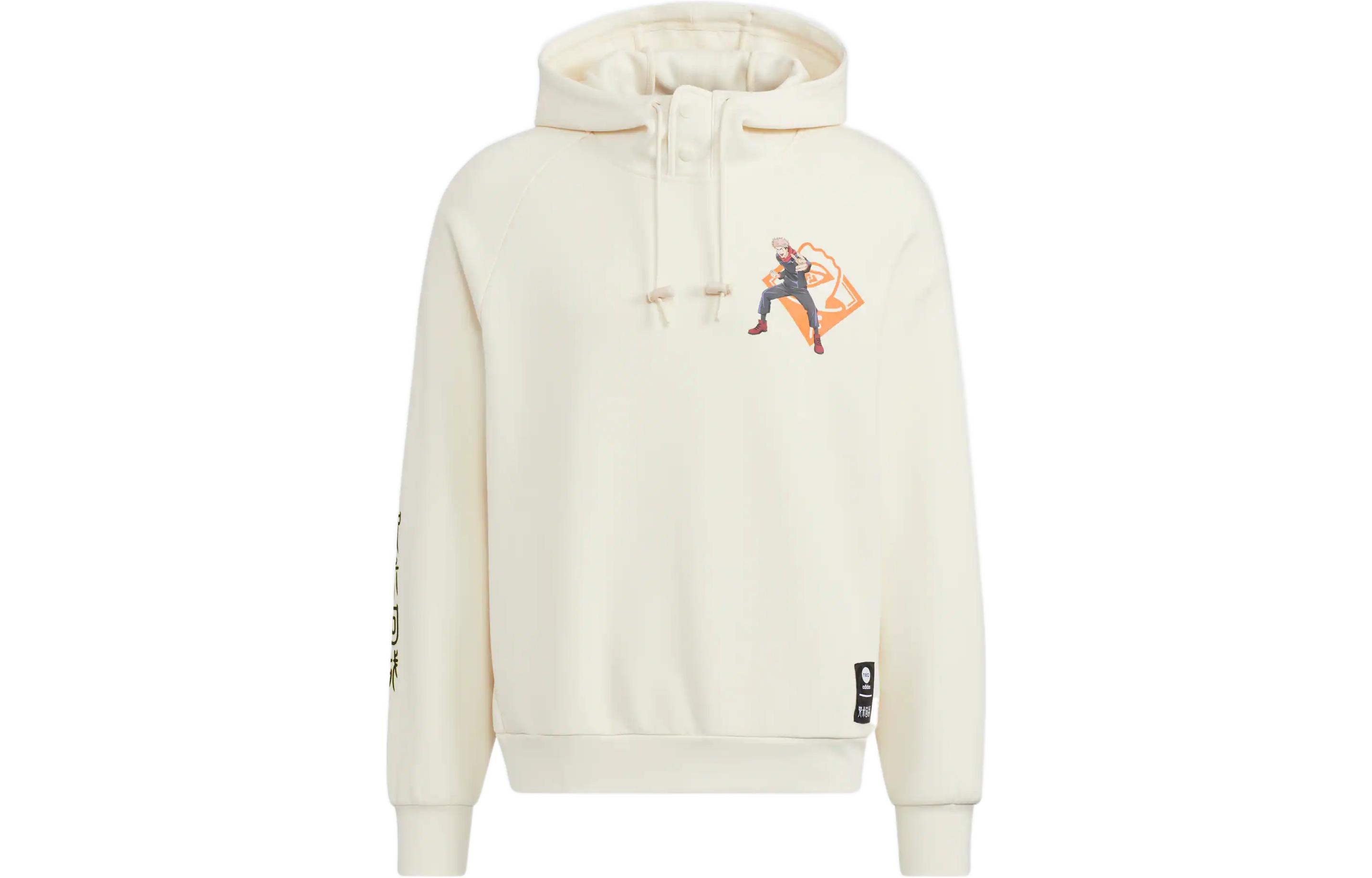 Adidas Neo Sweatshirts Unisex White Hooded Moderate Regular HZ2441 A/M