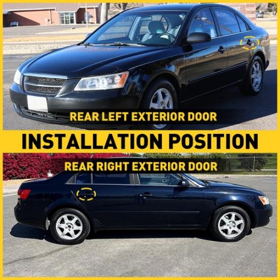 For SONATA HYUNDAI 2006-2010 Exterior Outside Door Handle Rear fits RH OR LH