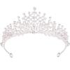 Elegant Rhinestone Bridal Crown Headdress for Weddings & Parties