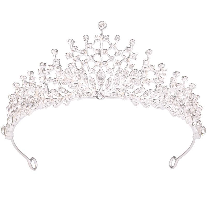 Elegant Rhinestone Bridal Crown Headdress for Weddings & Parties