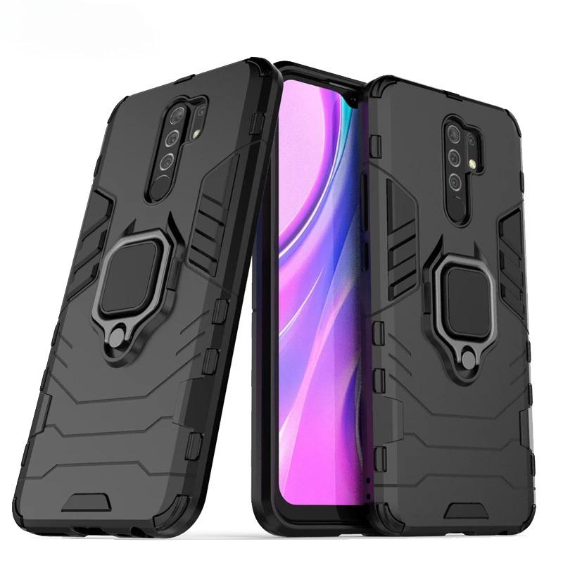 For Xiaomi Redmi 9 Case Shockproof Armor Magnetic Suction Stand Full Edge Cover For Redmi 9 8 8A 7A 9A 9C Case Cover For Redmi 9