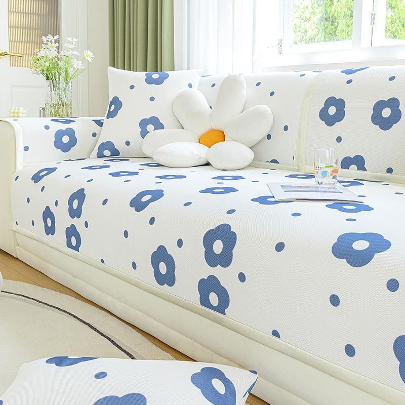 Summer Sofa Cushion Summer Ice Silk Summer Mat All-Inclusive Universal Non-Slip Sofa Cover Cover Towel