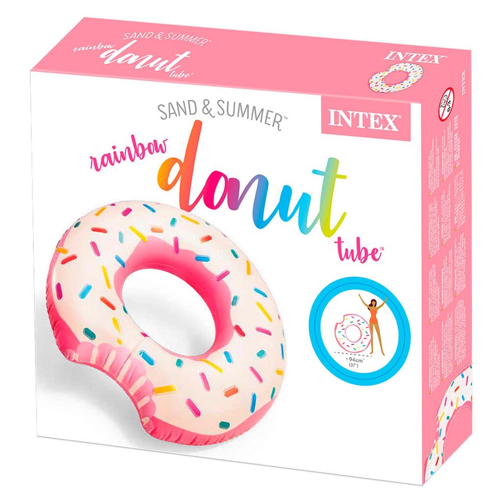 intex Donut Tube 107 X 99 56265 Japanese Float, Cm, [Official Product]