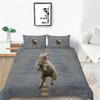 Funny Sheep King Queen Bedding Set Kids Farm Animal Duvet Cover White Little Lamb Comforter Cover 2/3pcs Polyester Quilt Cover