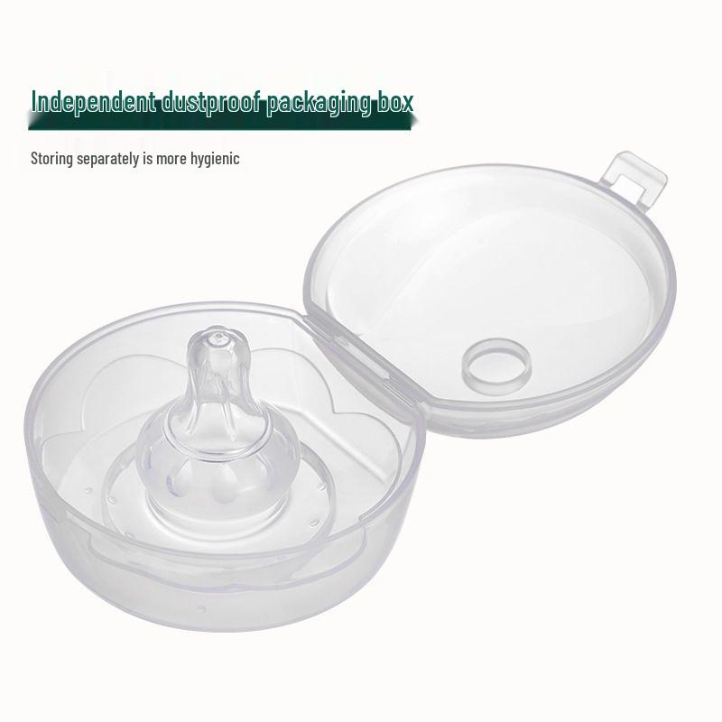 Silicone Nipple-Style Breast Pads: Anti-Leak Nursing Shells with Soft, Portable Nipple Protection.