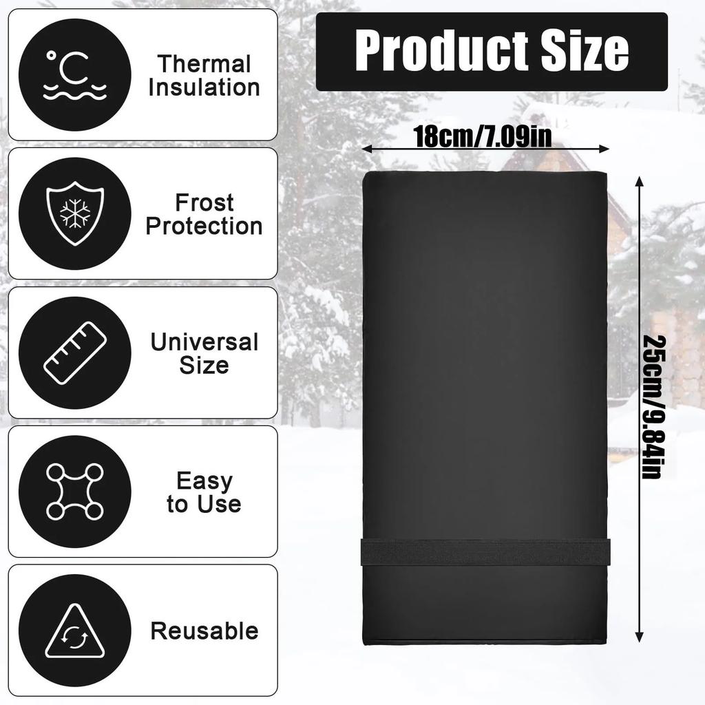 1pc Winter Waterproof Frost-proof Oxford Cloth Faucet Cover Suitable Most Faucet Garden Fire Hydrant Frost-proof Protective