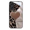Leopard print love applies to Apple 17Air mobile phone case iphone15 cute 16promax couple 14 glass 13
