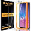 UniqueMe [2+2+1Pack] Compatible for Samsung Galaxy S23 Ultra 6.8 inch Screen Protector Flexible TPU, Camera Lens Protector with Installation Frame,
