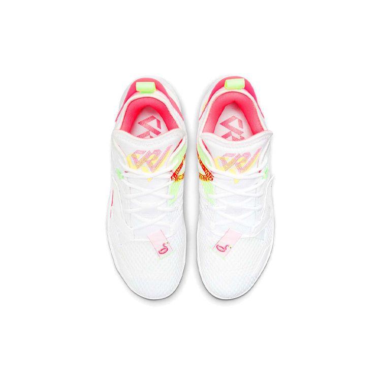 Air Jordan Why Not Zer0.4 PF Summertime Fresh Men Sneakers White Hyper-Pink Lime-Glow CQ4231-102