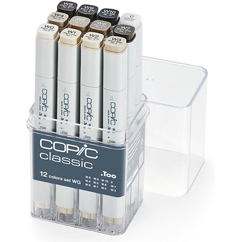 Too COPIC CLASSIC 12 COLOR SET WG