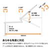 Archiss Microphone Arm, 2-Level Height Adjustment, Low Profile, Mounting Method (Clamp, Grommet), White, AS-MBA02