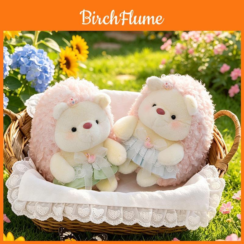 Plush Hedgehog Stuffed Animal Toy With Granulated Filling For Kids And Babies