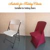 Thickened Stretch Foldable Chair Cover for Hotel, Restaurant, Conference, Outdoor Wedding, Exhibition