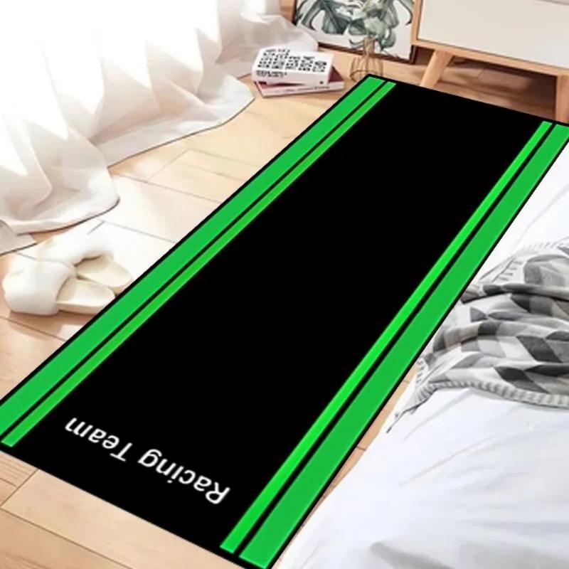 Tapis de Moto Tapis de Sol de Garage Antidérapant pour Parking de Moto Absorbant à Carreaux de Course Style Prêt pour la Course Tapis de Moto 50cmx80cm