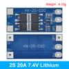 TZT 2S 6.4V 7.4V 20A LiFePO4 / Lithium 18650 32650 Battery Charge Protection Board 13A working Current  20A Current-limiting