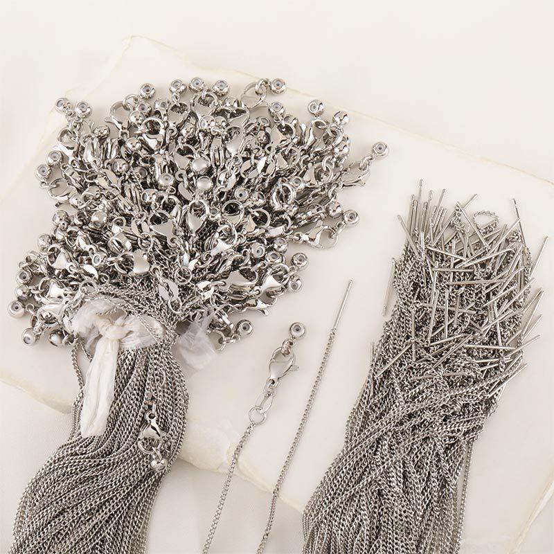 Yaoquan Adjustable Beaded Necklace & Bracelet Chain for DIY Jewelry