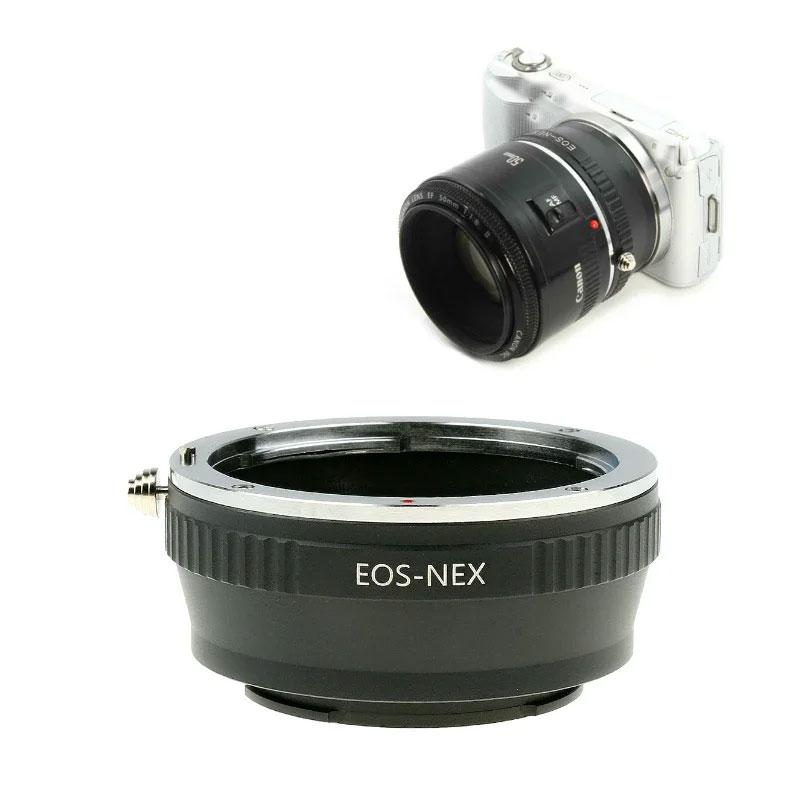 

Переходник Кольца для Камеры Кольца для Объектива Canon Eos Ef на Крепление Sony E Nex Nex-3 Nex-7 6 5n A7r Ii Iii A6300 A6500 Конвертер для Видеокамеры чёрный