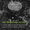 Wireless Mini Bluetooth Speaker . IP67 Waterproof, Small But Powerful, Portable Speaker for Car, Bicycle, Outdoor, Shower (Black)