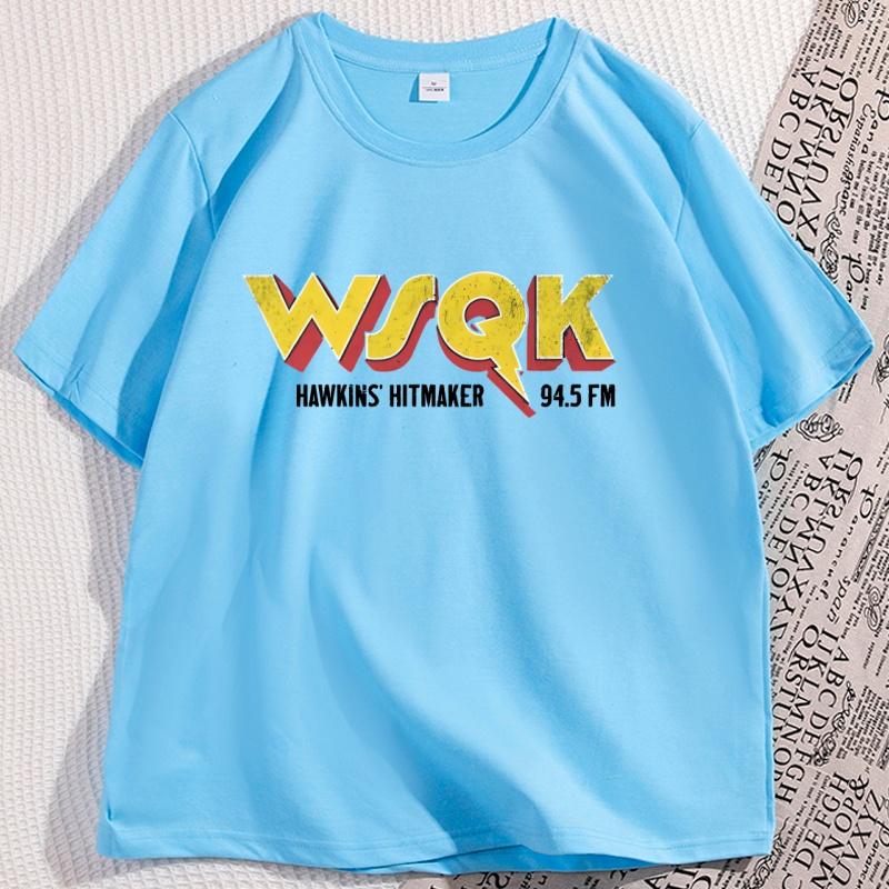 

WSQK The Squawk Tshirts for Men Women Casual Loose Short Sleeve T Shirt Round Neck Cotton Printed Tshirt Basic Tee Clothing 4XL