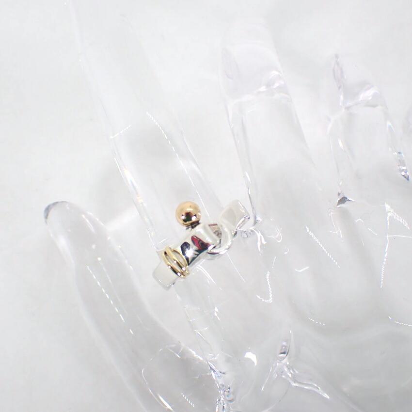 [Used] TIFFANY 925/750 Hook & Eye Ring, size 10.5/size 10/g535-81
