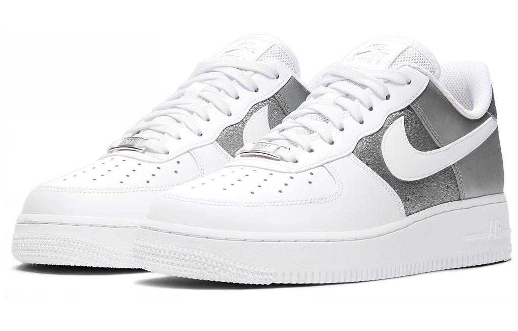 Nike Air Force 1 Low 07 Weiß Metallisches Silber Damen DD6629-100