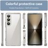 For Sony Xperia 1 VII Case Sony Xperia 1 VII Cover TPU Clear PC + Silicone Shockproof Protective Phone Cover Sony Xperia 1 VII