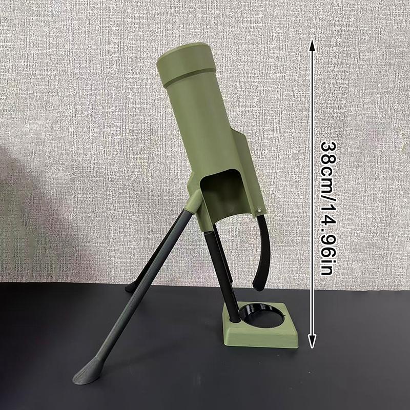 Abridor de Garrafa de Cerveja de Argamassa, Abridor de Garrafa de Argamassa, Lançador de Tampas Tático de Alta Resistência, Lançador Engraçado de Tampas de Garrafa de Empurrar para Baixo Mãos Livres