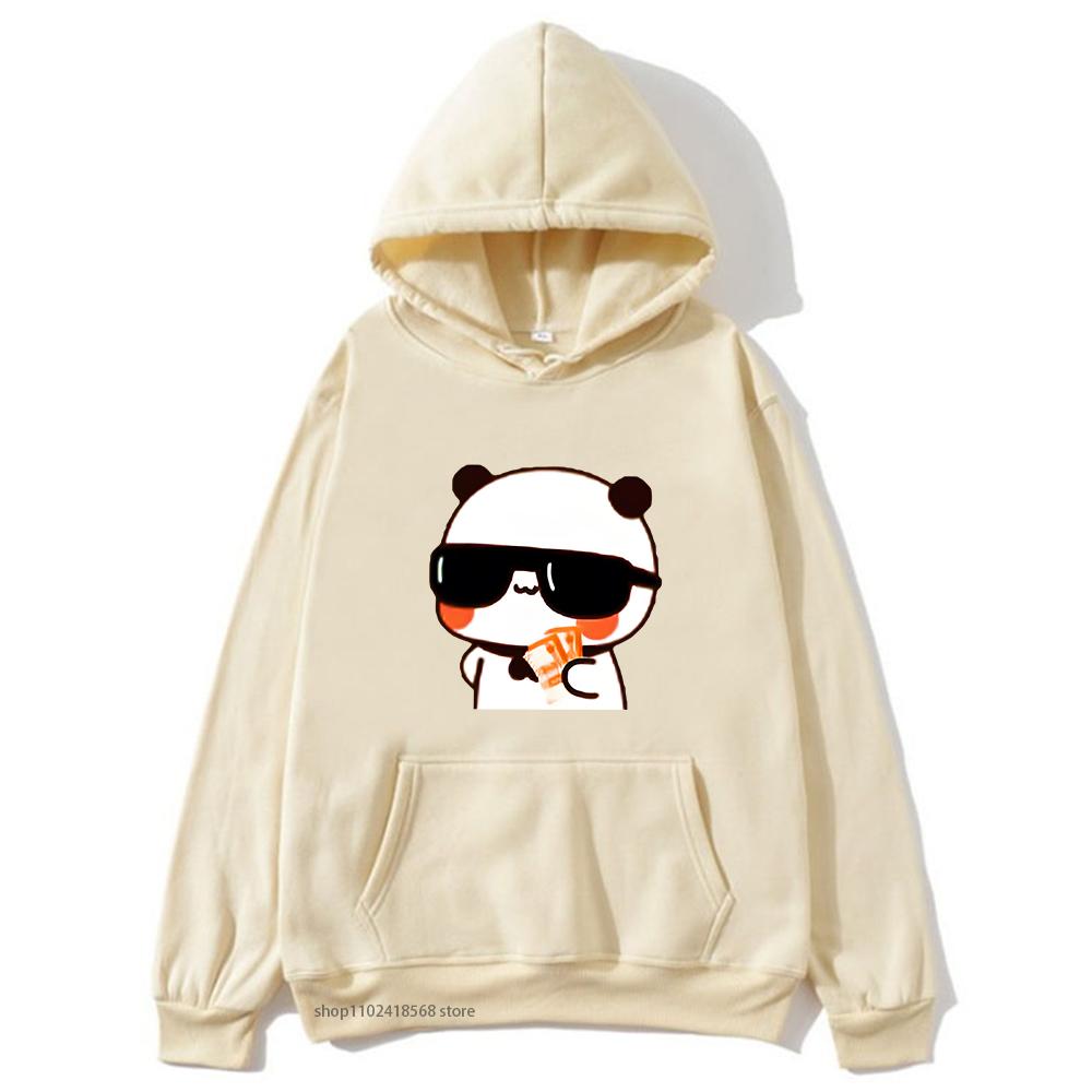 Mikina pro pár Bubu a Dudu - PANDA BEAR Love 2023 Rich Lovers Grafické mikiny Pánské Woemn Panda Bear Clothes Kawaii Pullover