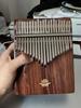 Hluru 21 Key Acacia Kalimba Box Professional 17 Key Resonator Thumb Piano Finger Piano Rosewood Mbira for Beginner