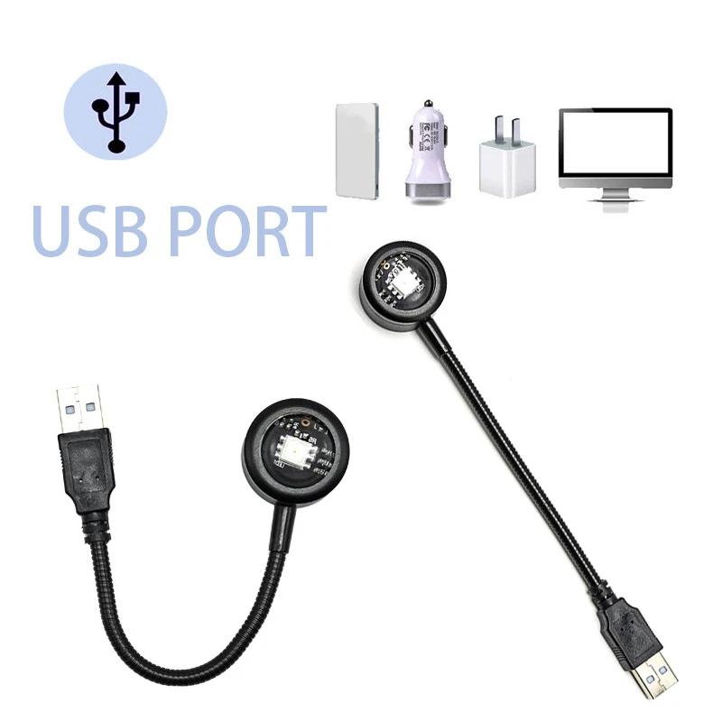 USB Sunset Projection Decoration Atmosphere Background Creative Rainbow Bedroom Switch Night Light Mini Lamp Home Wall For Bar