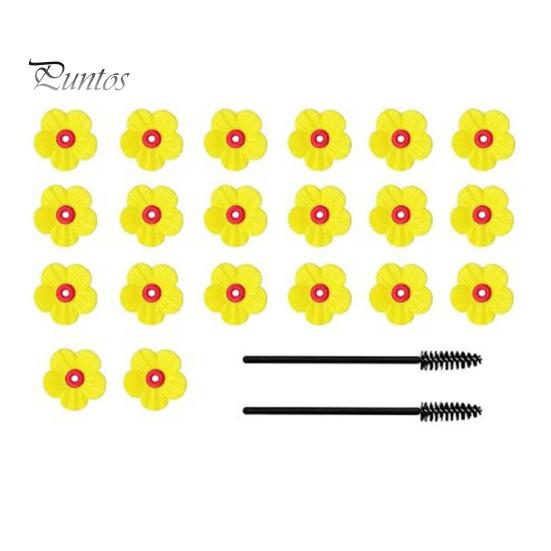

20 шт. сменные цветы для кормушки для колибри с 2 чистящими щетками, устойчивые к ультрафиолетовому излучению пластиковые детали для кормушки для птиц на открытом воздухе