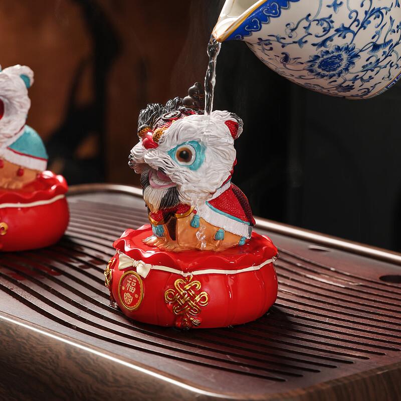 Guochao Color-Changing Lion Dance Tea Pet