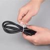 1000 PCS Iron Wire Reusable Twist Ties Reusable Plastic Wire Straps Twist Ties  Gift Wrapping