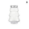 500Ml Christmas Tree Snowman Sweet Jar Candy Cookie Storage Box Juice Chocolate Gift Packing Diy Container  Year Decor Bottle
