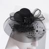 Exquisite Vintage Fascinator Hat Elegant Small Top Hat Retro Masquerade Headpiece Wedding