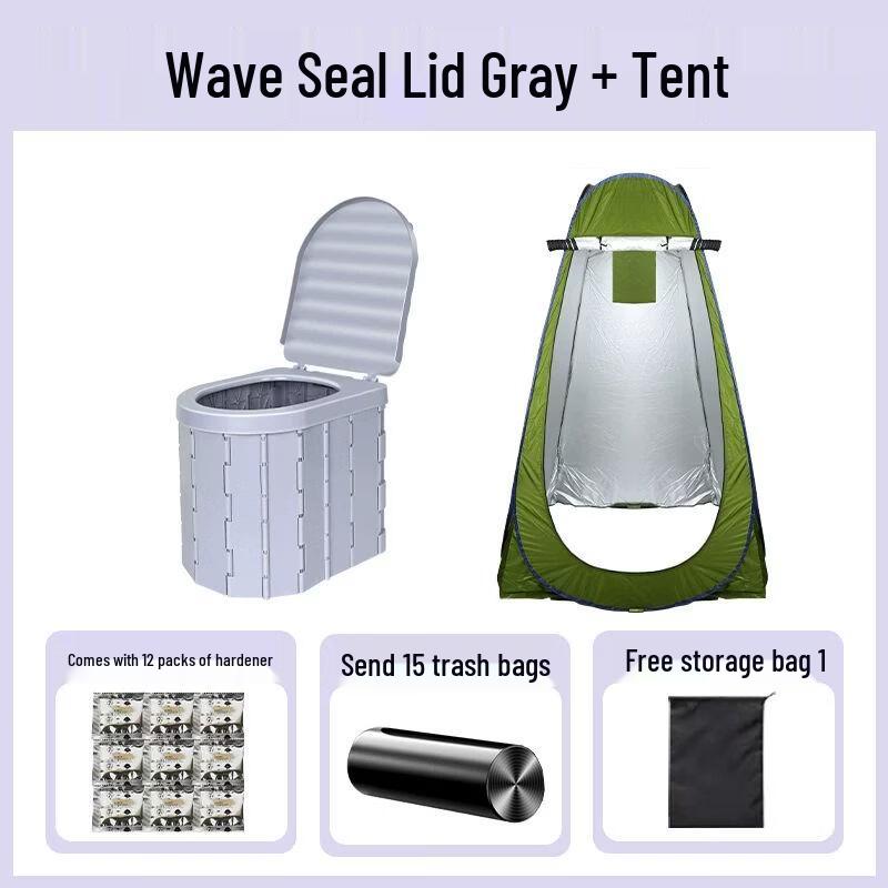 Portable Folding Car Toilet for Outdoor Camping