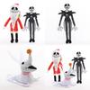Adorable Nightmare Before Christmas Jack Skellington And Santa Jack Plush Toys