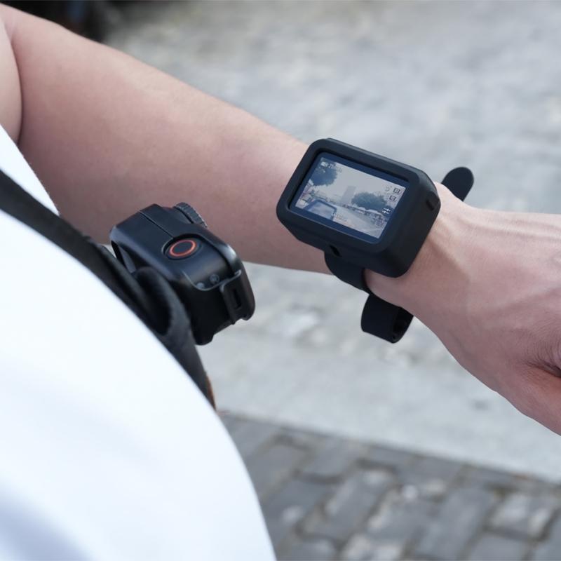 Portable Mount Strap Case Holder for Cameras Shock Absorbing Silicone Cover 129-293mm Strap for Various Mounting Option